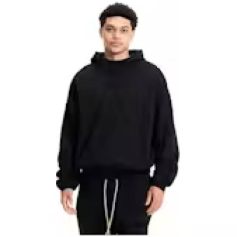 NWT Fear of God Jet Black Hoodie Core
